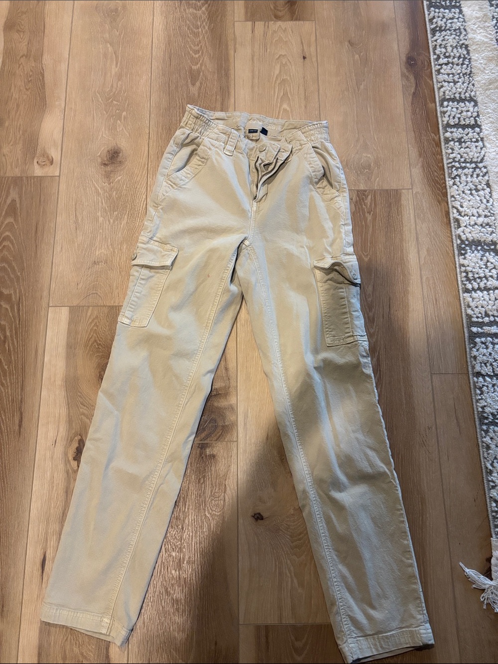 American Eagle Outfitters Beige Cargo Pants
